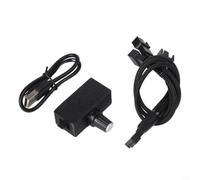 Para regulador de ventilador PWM 12V con entrada tipo C, salida KF2510 de 4 pines, ajustable 0-100% para 4 cables para ventiladores Pwm y bombas de agua, solución compacta para proyectos industriales