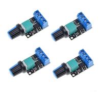 Para regulador de voltaje PWM para motores y ventiladores, paquete de 4 controladores de velocidad CC, 5 V 16 V, límite de corriente de 10 A