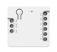 Para relé de contacto seco Zigbee 3.0 MINI-ZBD | Interruptor inteligente para puerta de garaje, calderas y válvulas, CA 100-240 V/CC 12-48 V, salida NO/NC