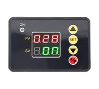 para relé de Retardo T2310 con Pantalla LED para Control para preciso(24V) | Pantalla LED clara, ajuste para preciso, voltaje múltiple, plástico , uso industrial y doméstico