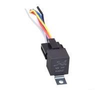 Para relé para faros de aire acondicionado 40 A de 5 pines para relé | Contactos de aleación de plata, baja resistencia, alta conductividad, resistente a la corrosión, 14 V CC