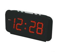 para reloj de para mesa LED 23cm Material PP para reloj de(Red)