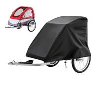 para Remolque de Carga Bici Almacenamiento de Carga Antiviento con Cordón | Cubierta de lluvia para remolque de bici para exterior, trayecto, , viaje por carretera, barro, camping, montaña,