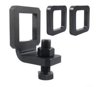 Para remolque RV de 2 pulgadas y 2.5 pulgadas para enganche abrazadera de | Construcción de acero 45# de calidad, reduce el ruido de traqueteo, instalación sin herramientas, acabado negro para remolque