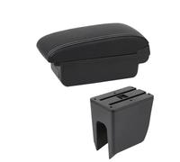 Para Renault K-ZE Accesorios Coche Interior Retrofit Compartimento De Reposabrazos Para Coche Caja Almacenamiento Central(A1 Black White line No USB)