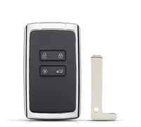 para Renault Key Shell 4 Botones Reemplazo Car Key Shell Carcasa Llave Funda de Llave de Coche Mando para Renault Megane 4 Talisman 5 Espace 5 Kadjar
