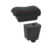 Para Renault Para Clio 3 Caja De Reposabrazos De Coche Accesorios Piezas De Almacenamiento Reequipamiento Interior Dedicado CFCPKOYOZD(B2 red line 3USB)