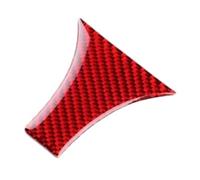 para Renault para Clio 4 2013-2018 LHD RHD Botón De Volante De Coche Moldura De Cubierta De Marco Embellecedor De Cubierta para Volante De Coche(Red 1pcs)