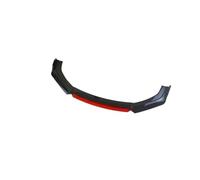 para Renault para Clio para Megane para Duster para Logan para Twingo Parachoques Delantero Deflectores Alerones Divisores Kit De Carrocería Difusor(Carbon and Red)
