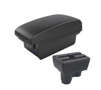 Para Renault Para Duster Dacia 2019 2020 2021 2022 2023 Conjunto De Almacenamiento De La Caja Del Reposabrazos Central Del Automóvil Consola Central Caja de Almacenamiento(Black-B2)