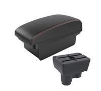 Para Renault Para Duster Dacia 2019 2020 2021 2022 2023 Conjunto De Almacenamiento De La Caja Del Reposabrazos Central Del Automóvil Consola Central Caja de Almacenamiento(Black-A1)