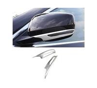 Para Renault Para Kadjar Para Koleos 2016-2019 ABS Cromo Carbono Espejo Retrovisor Coche Bloque Lluvia Ceja Moldura Cubierta Marco 2 Uds(5)