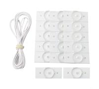 Para reparación de TV LED de 32 a 65 pulgadas, para cuentas de lámpara SMD con filtro de lente óptica, tiras de retroiluminación LED de repuesto disponibles en 20 piezas y 50 piezas, 3 V o 6 V (20