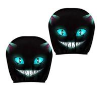 para reposacabezas de coche, 2 unidades, para la protección del asiento del coche, con diseño de cómics divertidos, para SUV, camión, sedán, vehículo, decoración de Halloween y Navidad