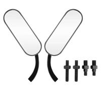 Para Road Para Star Para Royal Para Stratoliner Para Virago Para Vmax Espejos Retrovisores Laterales Para Motocicleta retrovisor plegable moto(Bright Black)