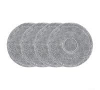 Para Roborock para Saros 10R S9 MaxV Slim Z70 Paños de microfibra para fregona de piso reutilizable (4 unidades)