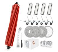 Para Roborock QV 35A / QV 35S Repuesto Accesorios para Roborock Qrevo Serie/QR 598 / QR 798 con 1 Cepillo Principal,6 Cepillo Lateral,4 Bolsas Polvo,4 Filtro,1 Cepillo,4 Paños Fregado Accessory
