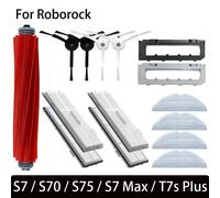 Para Roborock S7 S70 S7Max T7S T7S Plus cepillo principal filtro Hepa almohadilla de fregona repuestos accesorios para aspiradoras 9pcs