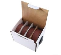 Para rollo de tela de esmeril, 25 mm x 6 m, cinta de lijado suave, para metal, madera, vidrio, pulido, papel abrasivo de molienda en seco con respaldo de nailon (grano 150/240/320/400)