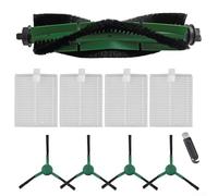 Para Roomba 105 Juego de Recambio Cepillos Principales y Laterales, Filtro para Mejorar la Gestión del Polvo (A)