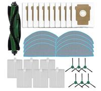 Para Roomba Paquete de 105 piezas Cepillo principal, paño de fregona, bolsas de polvo y filtros para mejorar las capacidades de limpieza (B)