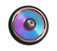 para rueda Auxiliar Aluminio 55mm con Cojinete para acero para m6 | Aluminio CNC, goma , cojinete para acero integrado, ajuste exacto para m6, instalación rápida(Multicolor)