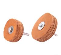 para rueda de Pulido de 80mm, 7 para capas, para vástago 6mm para (50+80mm) | Para Fina, para suave y Efectivo, para ideal para Artesanos, de 7 para capas, Diámetro 80mm