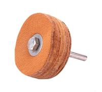 para rueda de Pulido de 80mm, 7 para capas, para vástago 6mm para (50mm) | Para Fina, para suave y Efectivo, para ideal para Artesanos, de 7 para capas, Diámetro 80mm