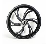 para rueda Delantera 12" con Rodamientos 6200 Estables y Suaves | Aleación aluminio duradera, compatible freno disco, ideal e-bike scooter, para construcción sólida larga vida
