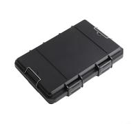 para rugged Plastic Instrument Case Waterproof Dustproof para(Black) | Waterproof design, dust para proof protection, sturdy construction, camera lens safe, travel ready