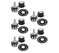 Para RV24YN20S Equivalente 10K Ohm Película de Carbono Potenciómetro Rotatorio de Una Vuelta para B103 en Aplicaciones Mezclador de Audio