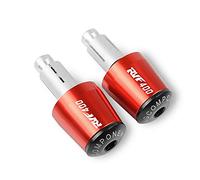 Para RVF400 NC35 1994 1995 1996 1997 1998 7/8 "22 MM Extremos De Manillar Motocicleta Empuñaduras Tapa Final Antivibración Piezas(Rojo)