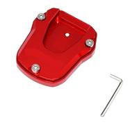 para RX125 RX 125 Accesorios De Motocicleta Placa De Extensión De Pata De Cabra Soporte Lateral del Pie Almohadilla De Ampliación del Soporte Placa De Soporte Motocicleta(Rojo)