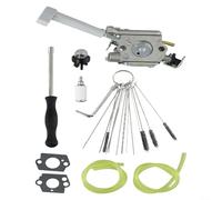 Para RY08420A Kit de carburador para soplador de mochila BP42 308054079 Reemplazo incluyendo destornillador manguera foco juntas filtro, como se muestra