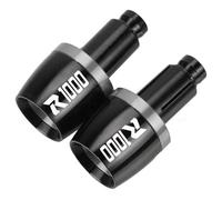 para S GSXR1000 2001 2002 2003 2004-2022 2023 2024 Puños del Manillar Tapa De Los Extremos La Barra Deslizador Tapón Contrapeso(Gris)