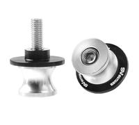 Para S SV650 S99 2000 2001 2002-2023 2024 Deslizador De Carretes Basculante, Protector Deslizante Tornillos Soporte 8MM(Plata)