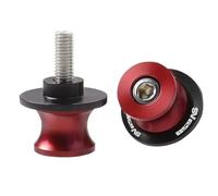 Para S SV650 S99 2000 2001 2002-2023 2024 Deslizador De Carretes Basculante, Protector Deslizante Tornillos Soporte 8MM(ROJO)
