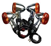 para S&uzuki para B&oulevard M109R VRZ1800 2006-2015 Luz Indicadora De Señales Giro Delanteras Y Traseras De Color Ámbar para Motocicleta 12 V 21 W Intermitentes Moto