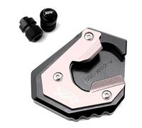 para S1000XR S 1000 XR 1000XR 2017-2023 Pata De Cabra Laterales Extensión Soporte Almohadilla Ampliadora Tapas Válvula Neumático(1 Set Silver(20-22))