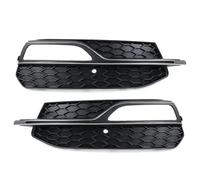 Para S3 A3 Para S-Line 2013-2017 8V3807682L Rejilla Inferior Para Faros Antiniebla Delanteros(Pair Chrome Silver)