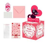 para Sacar Dinero - 12x12x12cm Decoración interactiva para el día de San Valentín | Hucha para elDía de San Valentín para Efectivo, para el hogar, Salas de Estar, Tienda, Eventos navideños, Fies