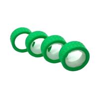 Para Sakura Para Traxxas Para Hsp Para Tamiya Para Hpl Para Kyosho Para RedCat 1/10 RC 4 Piezas 65 Mm Neumático De Goma Para Coche Para Turismo Derrape En Carretera Repuestos Juguetes RC(Green)