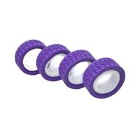 Para Sakura Para Traxxas Para Hsp Para Tamiya Para Hpl Para Kyosho Para RedCat 1/10 RC 4 Piezas 65 Mm Neumático De Goma Para Coche Para Turismo Derrape En Carretera Repuestos Juguetes RC(Purple)