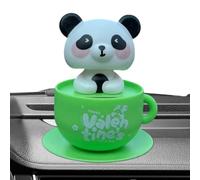 Para Salpicadero De Coche - Cabeza Bobble De Coche De 6x9 Cm, Muñeco Con Cabeza Móvil Que Sacude La Energía Solar, Decoración Interior Con Diseño De Animal | Divertidas Decoraciones Para Table