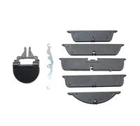 Para salpicadero, salida de aire acondicionado, kit de reparación de paletas de hoja de ventilación media compatible con Land Rover Discovery 3| 4 OEM LR039081 Reemplazo directo de plástico