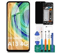 para Samsung Galaxy A13 4G reemplazo de Pantalla para Galaxy A13 4G LCD para Samsung A13 4G Pantalla para SM-A135F,SM-A135F/DS,SM-A135M digitalizador Pantalla táctil Asamblea reparación con Marco
