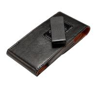 DFV mobile - Funda vertical ejecutiva de cinturón con clip giratorio 360 en piel sintética para Samsung Galaxy A54 (2022) - Negra