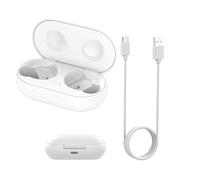 para Samsung Galaxy Buds/Buds + Cargador de la estación de Muelle del Caso，Estuche de Carga por Cable con Cable de Carga, Blanco