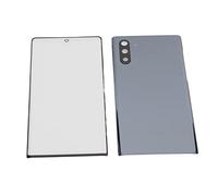 para Samsung Galaxy Note 10 Cubierta de Vidrio Trasera de Repuesto, Kit de Reparación de Vidrio de Pantalla Frontal, Bricolaje, con un Conjunto Completo de Herramientas de (Negro)