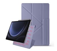 Para Samsung Galaxy Tab S9 / S9FE 11 pulgadas (2023), funda triple delgada de soporte magnético, despertar/dormir automático, múltiples ángulos de visión, funda de carcasa ligera delgada Tab S9 / S9FE